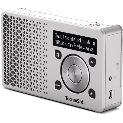TechniSat Digitradio 1 DAB+ Radio silver | TechniSat