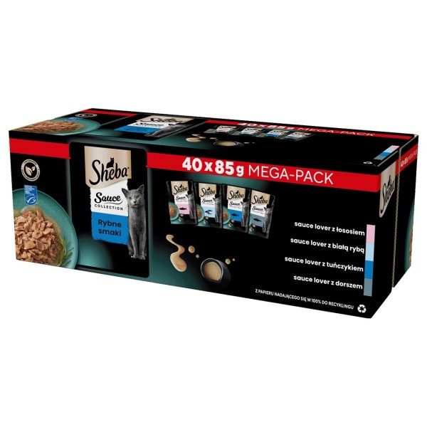 SHEBA Sauce Collection Fish flavors collection ...