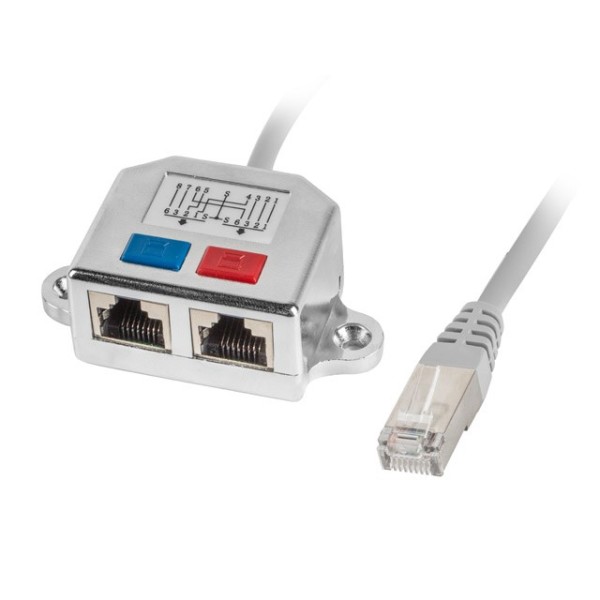 Lanberg adapter lan rj45/2x rj45 ftp ...