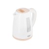 Adler AD 1264 electric kettle 1.7 L 2200 W Hazelnut, White