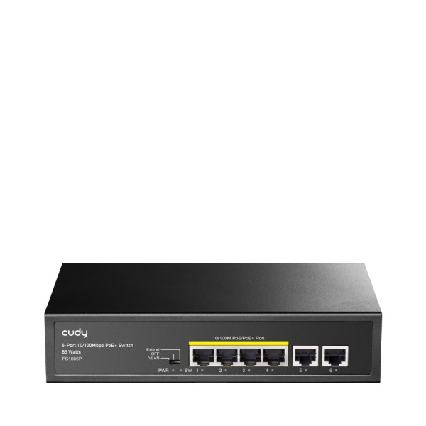 Cudy FS1006P network switch Fast Ethernet ...