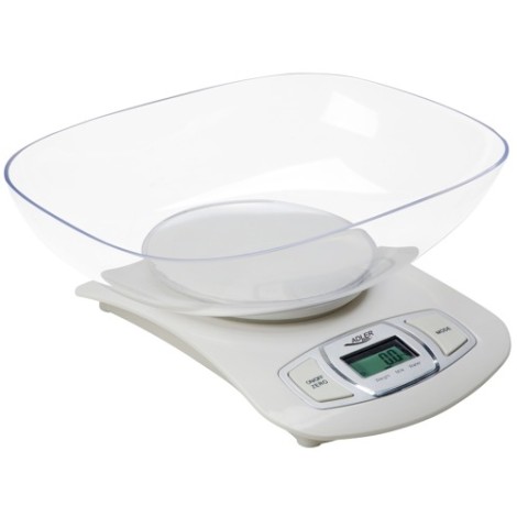 Adler AD 3137s Silver Countertop Electronic kitchen scale