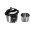 Camry | Pressure cooker | CR 6409 | 1500 W | Alluminium pot | 6 L | Number of programs 8 | Stainless steel/Black