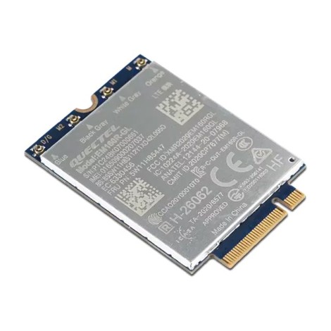 Lenovo WWAN Module for X1 Carbon Gen 12/P16v Gen 2 | ThinkPad Quectel EM160R-GL 4G LTE-A Cat 16 M.2 | 42 x 30 x 2.3 mm