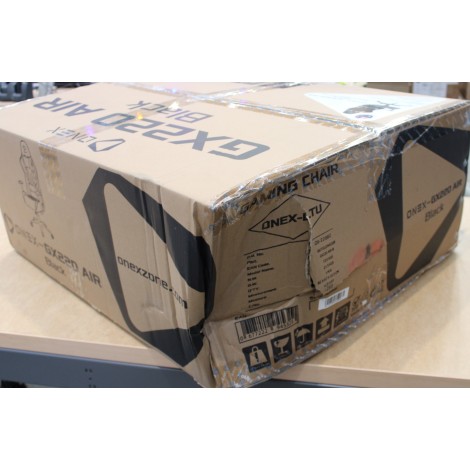 SALE OUT. Onex PVC; Nylon caster; Metal | Gaming chairs | GX220 AIR Series | Black | DAMAGED PACKAGING