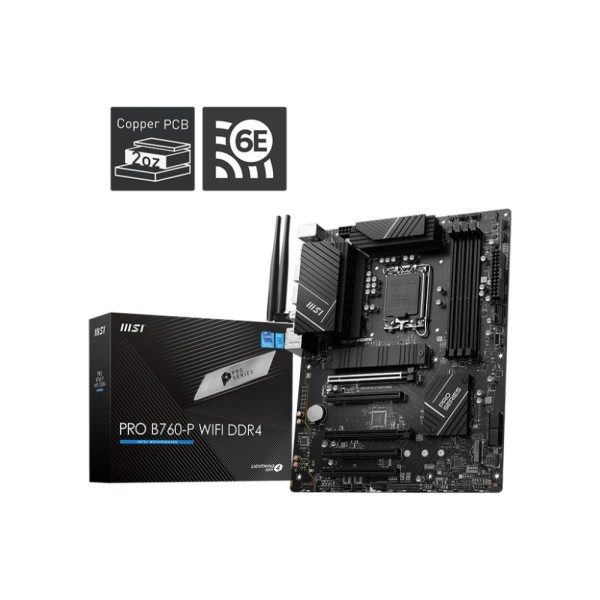 Mainboard|MSI|Intel B760 Express|LGA1700|ATX|Memory DDR4|Memory slots 4|5xPCI-Express ...