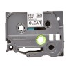 Brother | TZE-151 Laminated Tape | Black on Clear | TZe | 8 m | 2.4 cm