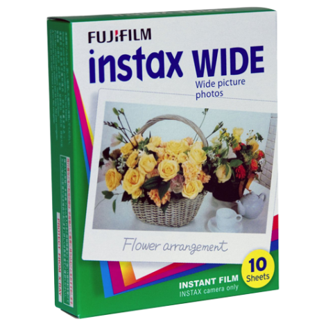 Fujifilm | Instax Wide Glossy (10pl) Film | 108 x 86 mm | Quantity 10