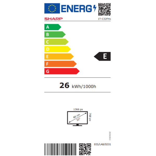 Sharp TV | 32FH2EW | 32 ...