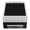 INDESIT Cooker | I5V8PMW | Hob type Ceramic | Oven type Electric | White | Width 50 cm | Depth 60 cm | 55 L