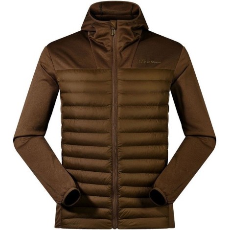 Kurtka hybrydowa męska Berghaus Vaskye Hooded Hybrid Jacket roz. M brązowa + Nerka Deuter Pulse Pro 5 graphite