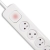 Qoltec 50282 surge protector White 4 AC outlet(s) 230 V 1.8 m