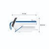 Polti PLEU0271 Vaporella Vertical Styler Steamer, Power 800 W, White/Blue