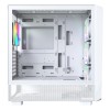Case|MONTECH|X5|MidiTower|Case product features Transparent panel|Not included|Colour White|X5(W)