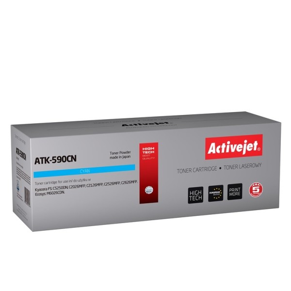 Activejet ATK-590CN Toner (replacement for Kyocera ...