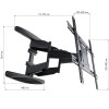 Techly 40-80 Ultra Slim Full Motion LCD TV Wall Mount Bracket Black" ICA-PLB 172L