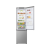 LG | Refrigerator | GBV3200CPY | Energy efficiency class C | Free standing | Combi | Height 203 cm | No Frost system | Fridge net capacity 277 L | Freezer net capacity 110 L | Display | 35 dB | Silver