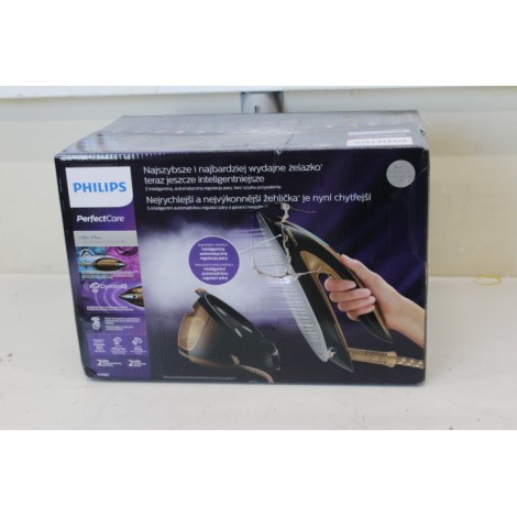 SALE OUT.  | Philips PerfectCare Elite Ironing system | GC9682/80 | Iron | 2700 W | Water tank capacity 1800 ml | Continuous steam 165 g/min | Black | DAMAGED PACKAGING
