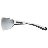 Okulary rowerowe UVEX Equate, white matt/mir.silver
