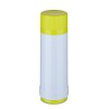 ROTPUNKT Glass thermos, capacity 0.750 l, polar-el.-summer squash (white-yellow)