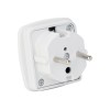 Gembird | AC power adapter, UK socket to EU Schuko plug, 7.5 A | Travel adapter