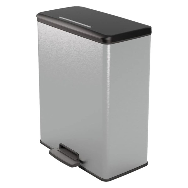 Curver Pedal Waste Bin Silver (443822 ...