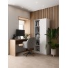 Topeshop RD-80 BIEL KPL office bookcase