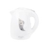 Adler | Kettle | AD 08 | Standard | 850 W | 1 L | Plastic | 360° rotational base | White