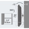 Techly Wall Support for LCD LED 13-30" Full Motion White" ICA-LCD 201WH