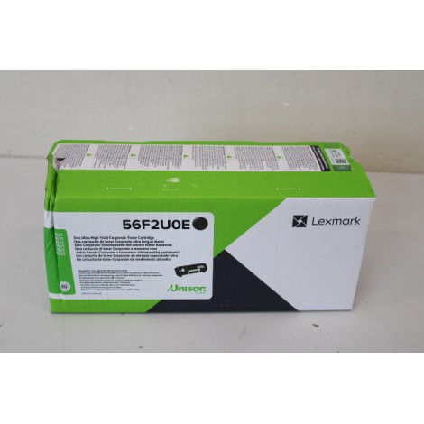 SALE OUT. Lexmark 56F2U0E Black Ultra High Yield Corporate Toner Cartridge 56F2U0E Ultra High Yield Corporate Toner Cartridge | Toner cartridge | Black | | Lexmark Ultra High Yield Corporate Toner Cartridge | 56F2U0E Ultra High Yield Corporate Toner Cartr