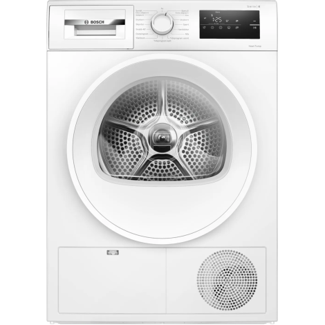 Bosch WTH85V0MSN Dryer machine with heat pump, E, Front loading, Condensing, Capacity 8 kg, Depth 61,3 cm, White | Bosch