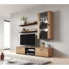 Cama set of two shelves 125cm SOHO lefkas oak/black