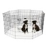 KERBL Run, large 8-piece modular playpen for dogs, cats, rabbits and rodents - 57x78 cm