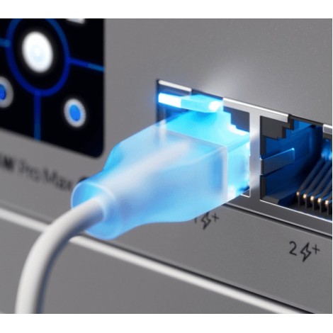 Ubiquiti UACC-Cable-Patch-EL-0.15M-W-24 networking cable Translucent, White Cat6