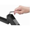 Gembird MA-DA3-01 monitor mount / stand 68.6 cm (27") Black Desk