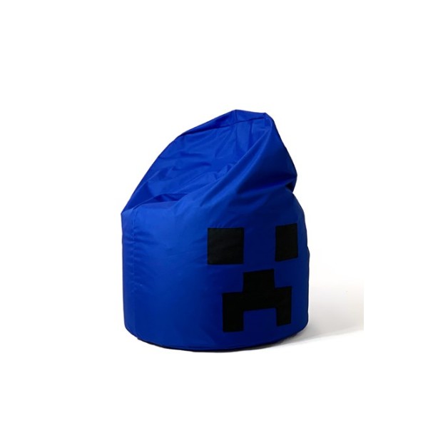 Sako bag pouffe Minecraft blue XXL ...
