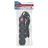 Esperanza ELK212K Power strip 4GN/1,5M Black