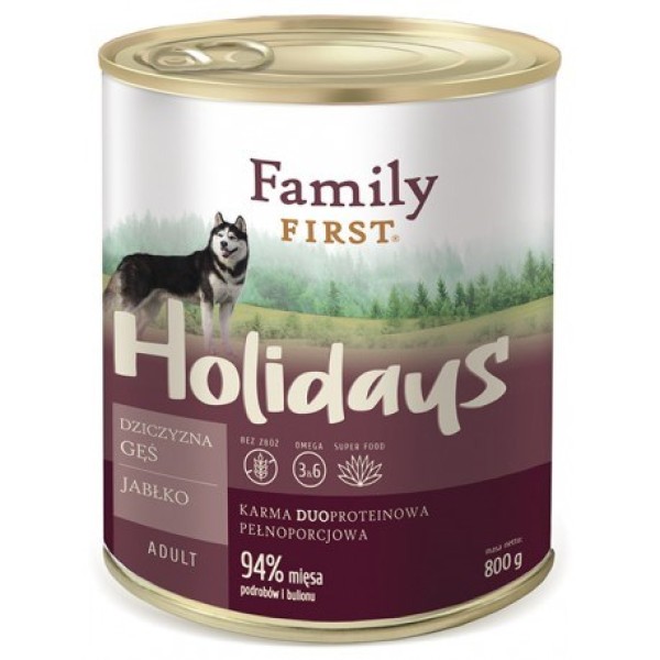 FAMILY FIRST Holidays Adult Venison, goose, ...