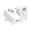 TP-LINK | AV1000 Gigabit Passthrough Powerline Starter Kit | TL-PA7017P KIT | 10/100/1000 Mbit/s | Ethernet LAN (RJ-45) ports 1 | No Wi-Fi | Extra socket