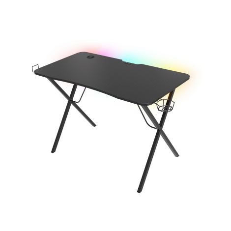 Genesis Holm 200 RGB Gaming Desk, Black | Genesis