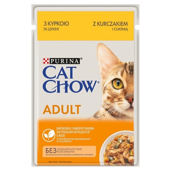 PURINA CAT CHOW Adult chicken zucchini ...