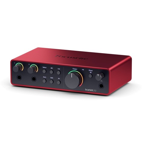 Focusrite Scarlett 2i2 USB-C 4th Gen - Interfejs Audio