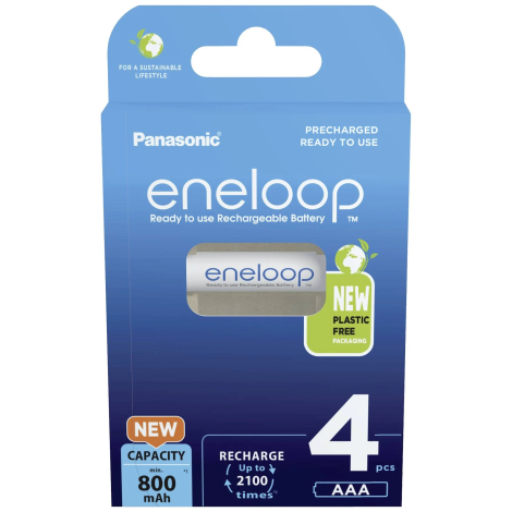 Panasonic | ENELOOP BK-4MCDE/4BE | AAA | 800 mAh | 4 pc(s)