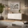 Cama LUCCA 3D chest of drawers 165x40x80 white