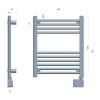 Adler LED Electric Bathroom Radiator | AD 7823 | Radiator | 400 W | White | IP24