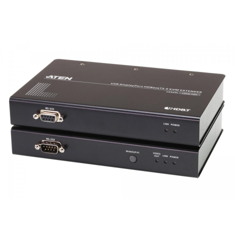 Aten CE920 USB DisplayPort HDBaseT2.0 KVM Extender, 4K@100m w/o Ethernet Port | Aten | KVM Extenders | CE920 USB DisplayPort HDBaseT2.0