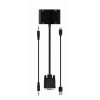 Gembird A-VGA-HDMI-02 video cable adapter 0.15 m HDMI + VGA (D-Sub) VGA (D-Sub) Black