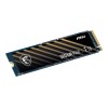 SSD|MSI|SPATIUM M450|1TB|M.2|PCIe Gen4|NVMe|3D NAND|Write speed 3000 MBytes/sec|Read speed 3600 MBytes/sec|2.15mm|TBW 600 TB|MTBF 1500000 hours|S78-440L980-P83