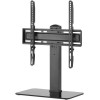 Goobay 59508 Tabletop TV Stand Basic Fix, Black