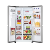 LG Refrigerator | GSLC41PYPE | Energy efficiency class E | Free standing | Side by side | Height 179 cm | Fridge net capacity 420 L | Freezer net capacity 221 L | Display | 36 dB | Grey